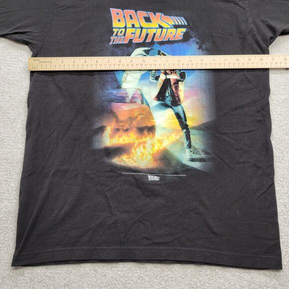 Back to the Future Movie Licensed Promo Shirt Men's Size Large Tultex Y2K - Picture 4 of 9